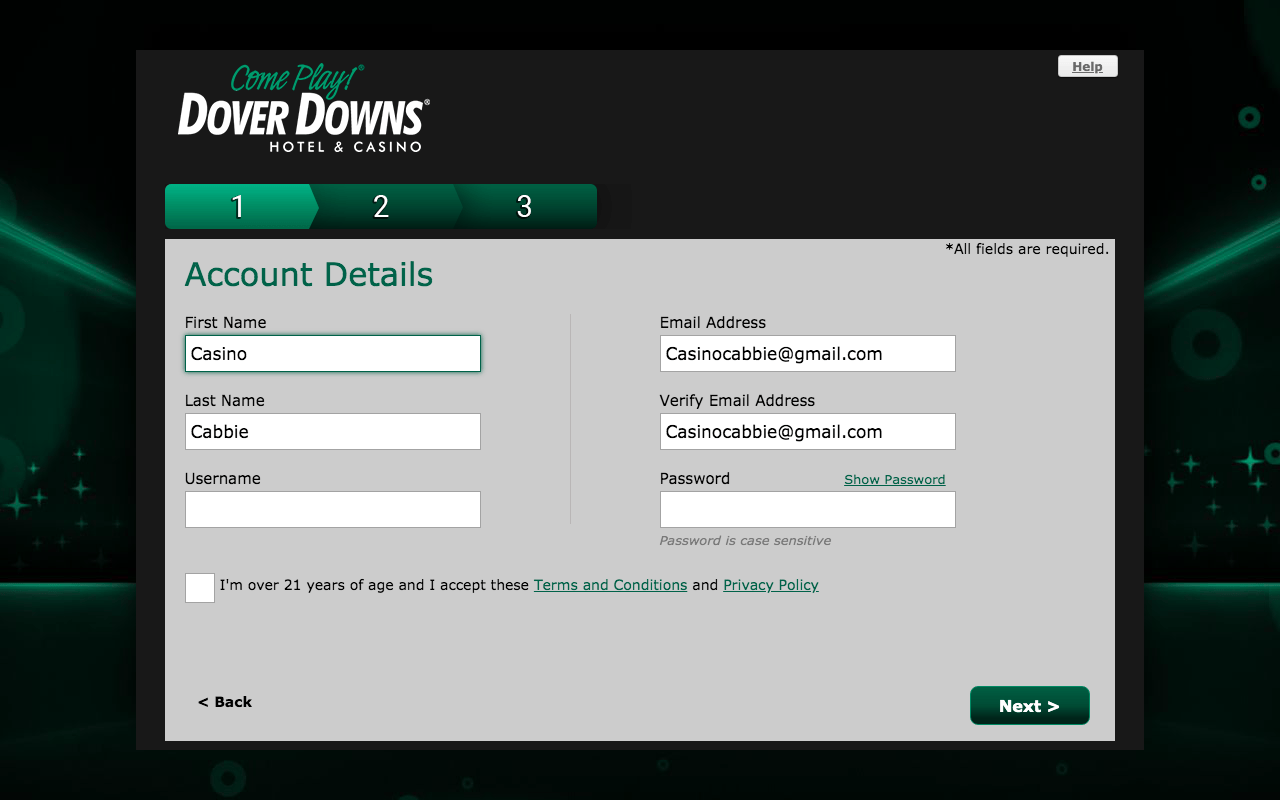 dover downs online casino