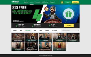 Unibet Review NJ Live Dealers