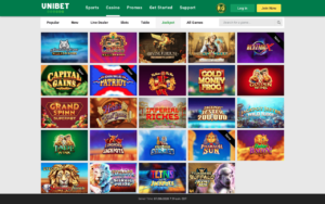 Unibet Casino NJ games lobby