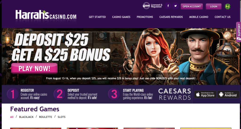 Harrah's Casino Homepage