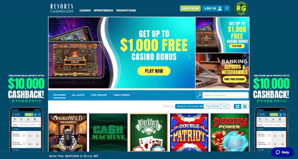 Resorts Online Casino NJ
