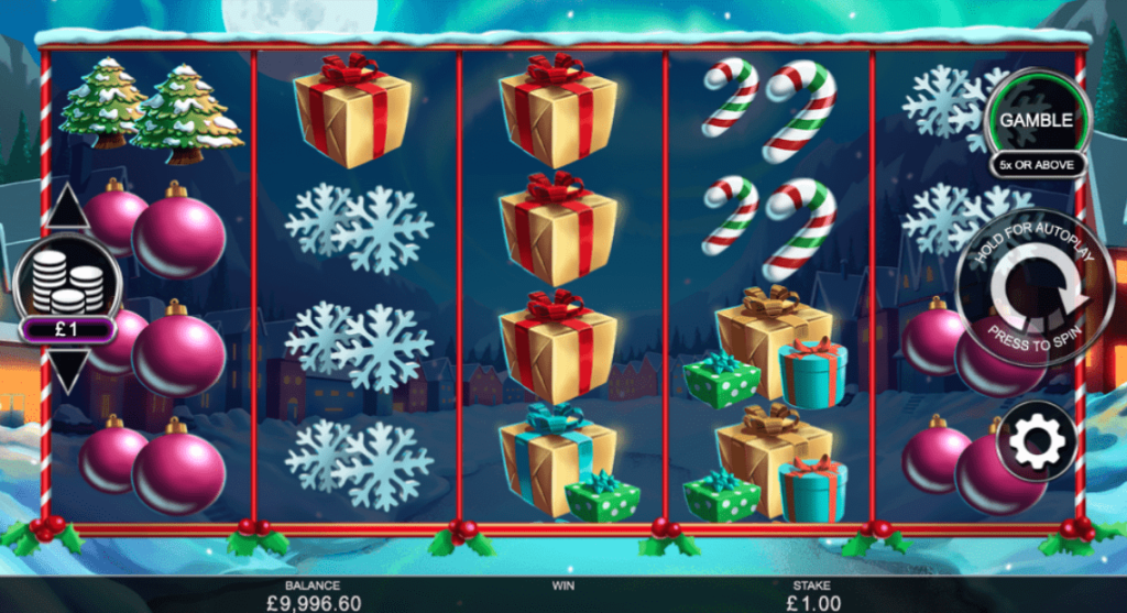 santa stacked free spins slot: inspired gaming