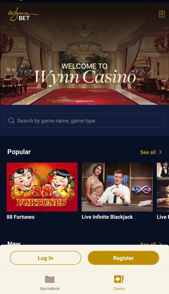 Wynn Resorts Mobile App