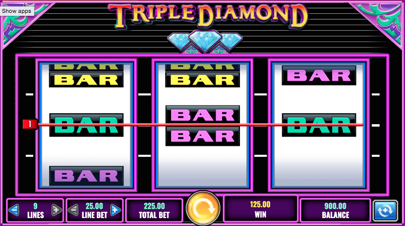 triple diamond slot