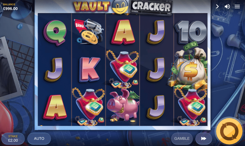 play vault cracker slot at us online casinos
