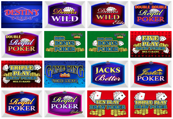 Play video poker at top US casinos like BetRivers.