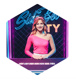 Live dealer game shows: Side Bet City Poker