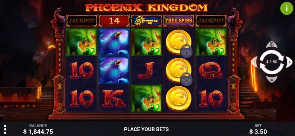 play phoenix kingdom slot at pariplay casinos