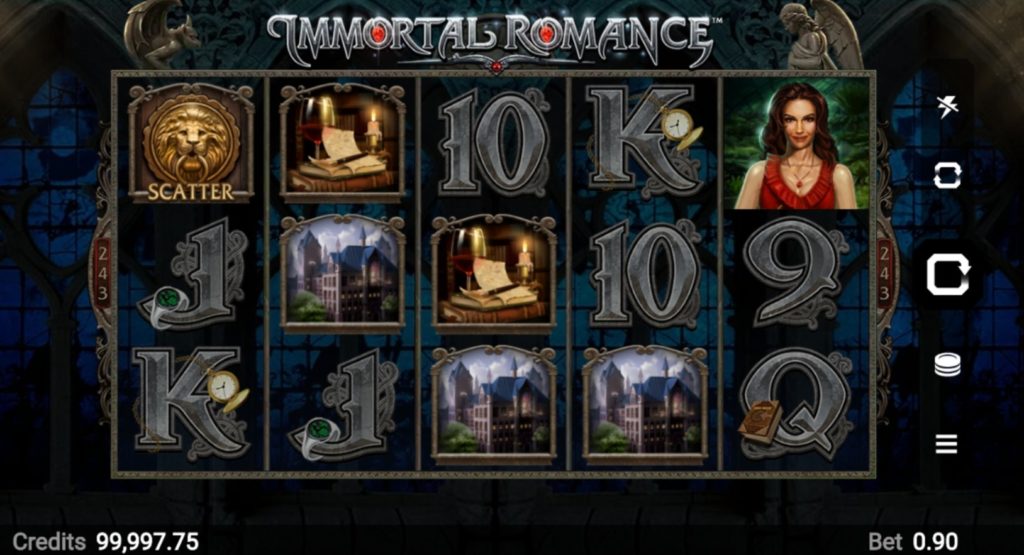 Play Immortal Romance slot at DGC Casinos online