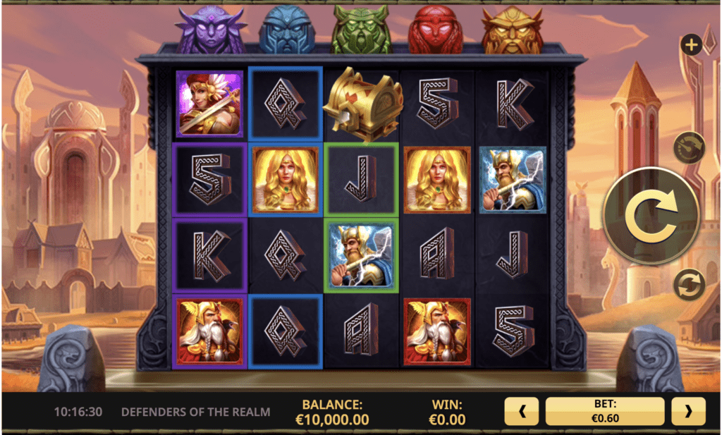 Defenders of the Realm Slot Game: High 5