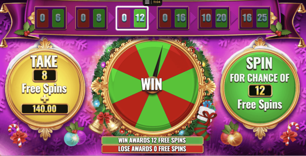 Santa Slots with gamble feature: Santa King