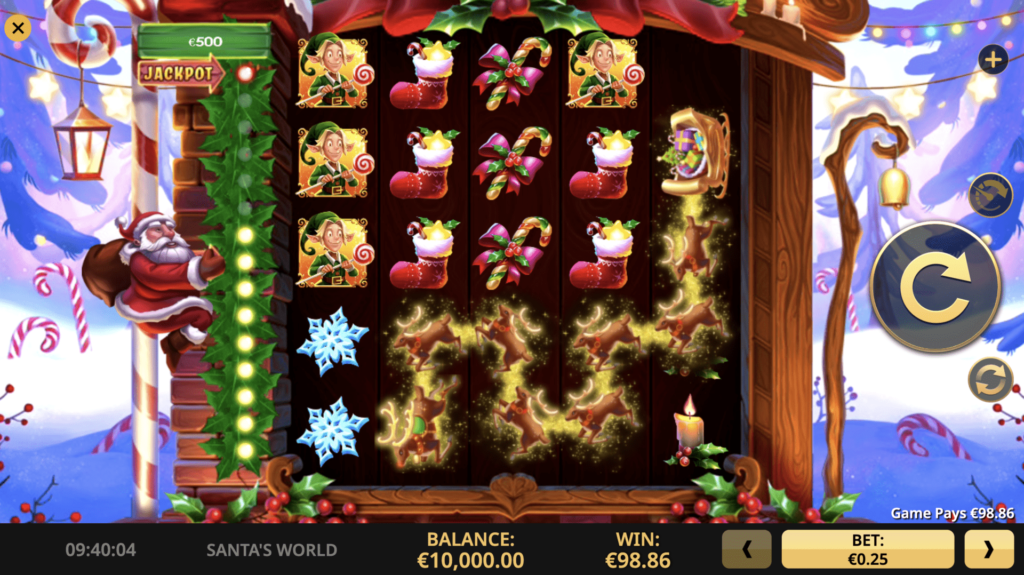 Santa's World Christmas slot games