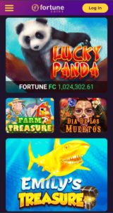 fortune coins mobile lobby