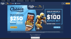 Bally Online Casino Delaware Homepage