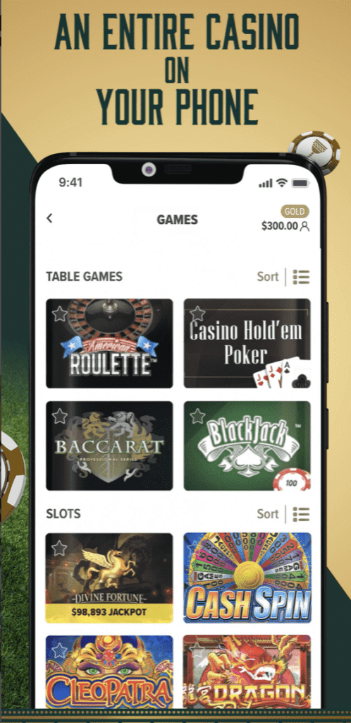 Caesars casino app games