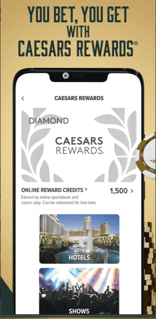 Caesars casino mobile app promos