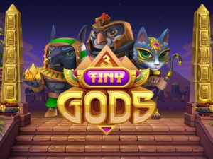 3 Tiny Gods Slot Logo