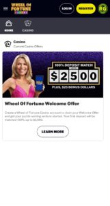 Wheel of Fortune Casino Bonuses