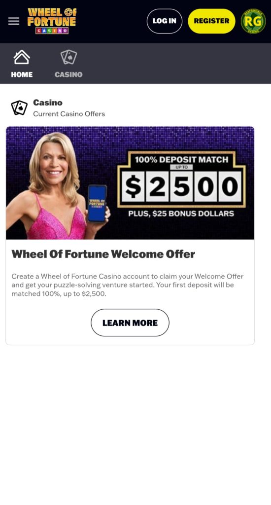 Wheel of Fortune Casino Bonuses