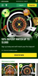 Unibet NJ Review Homepage