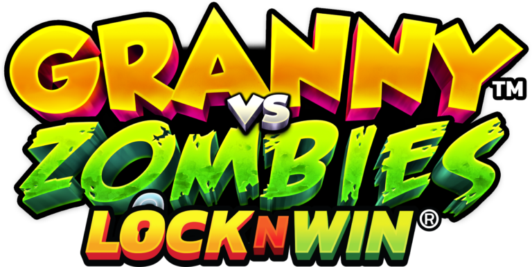 Granny VS Zombies lock n win slot game logo