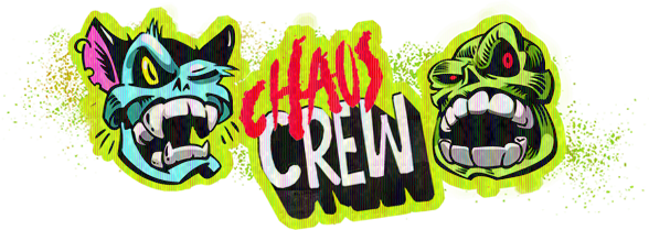 Chaos Crew Online Slot Game Logo